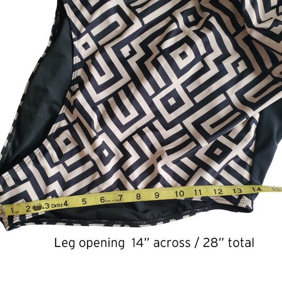 NWT Eomenie Tummy Control One Piece Swimsuit Slimming Lace Up Bathing Suit L - Picture 13 of 14